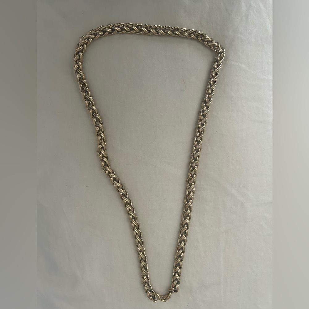 Gold Rope Chain Necklace